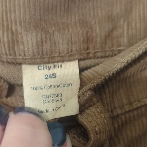 J. Crew Brown Skinny Corduroy Pants Vintage Matchstick City Fit - Picture 4 of 9